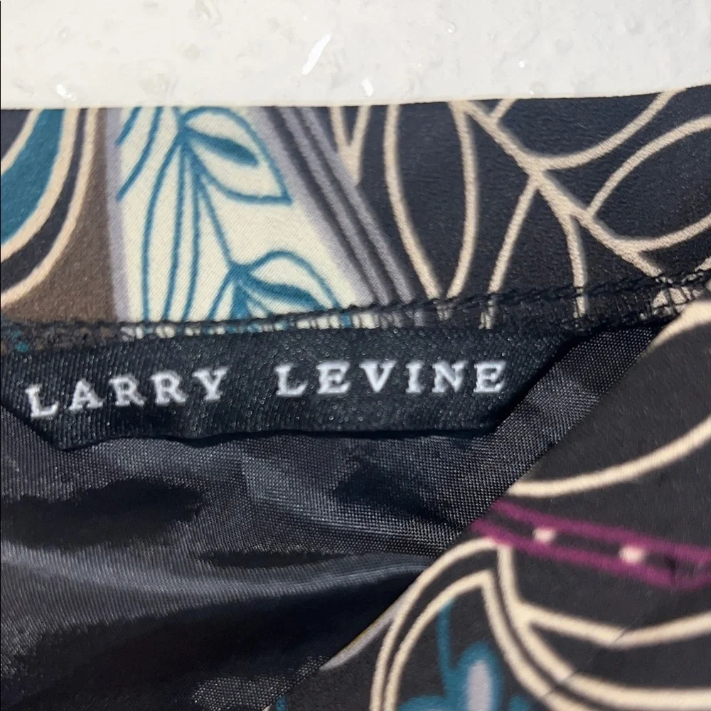 Larry Levine Multicolor Paisley Skirt